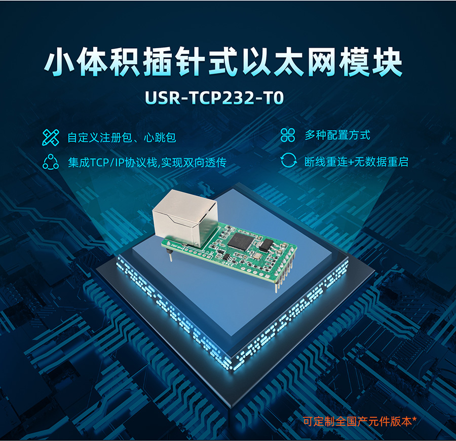 小体积插针式以太网？